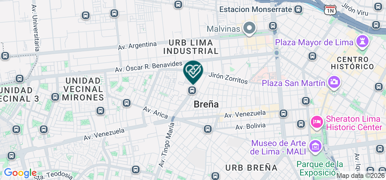 Mapa de Ocucenter