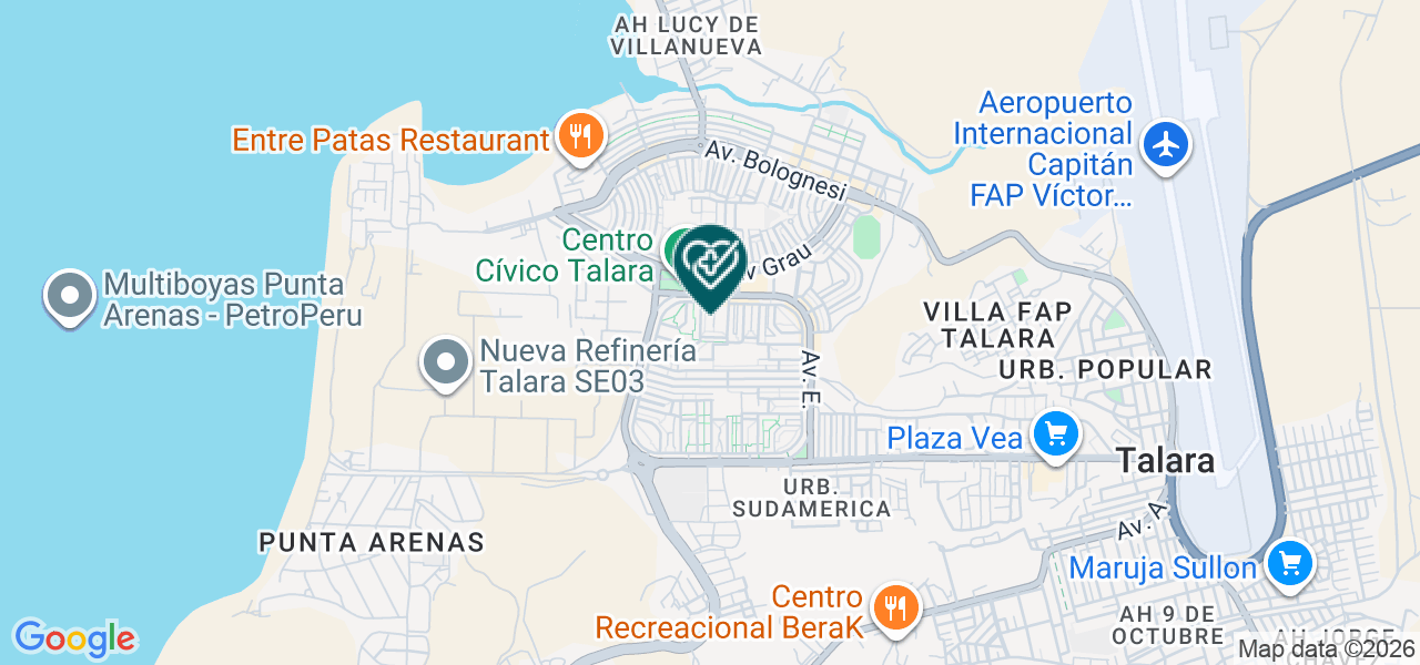 Mapa de Grupo Medident Consultorios Especializados