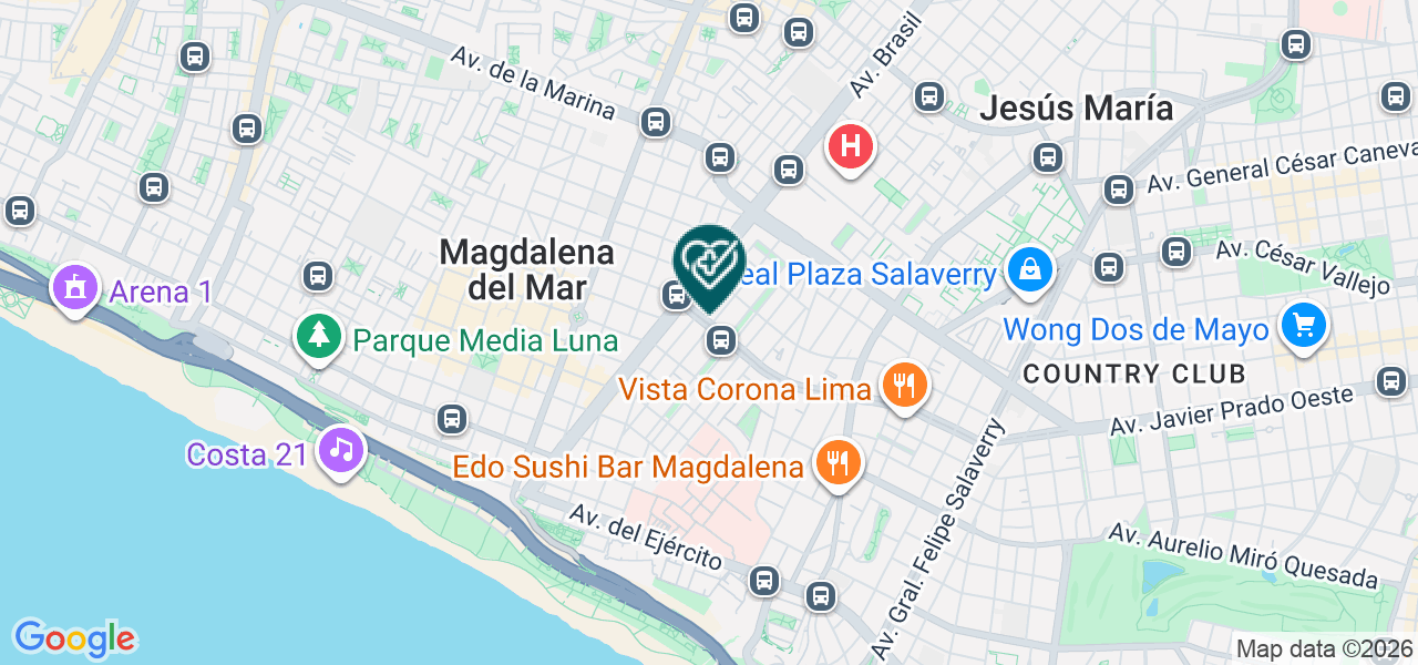 Mapa de Medicis Salud