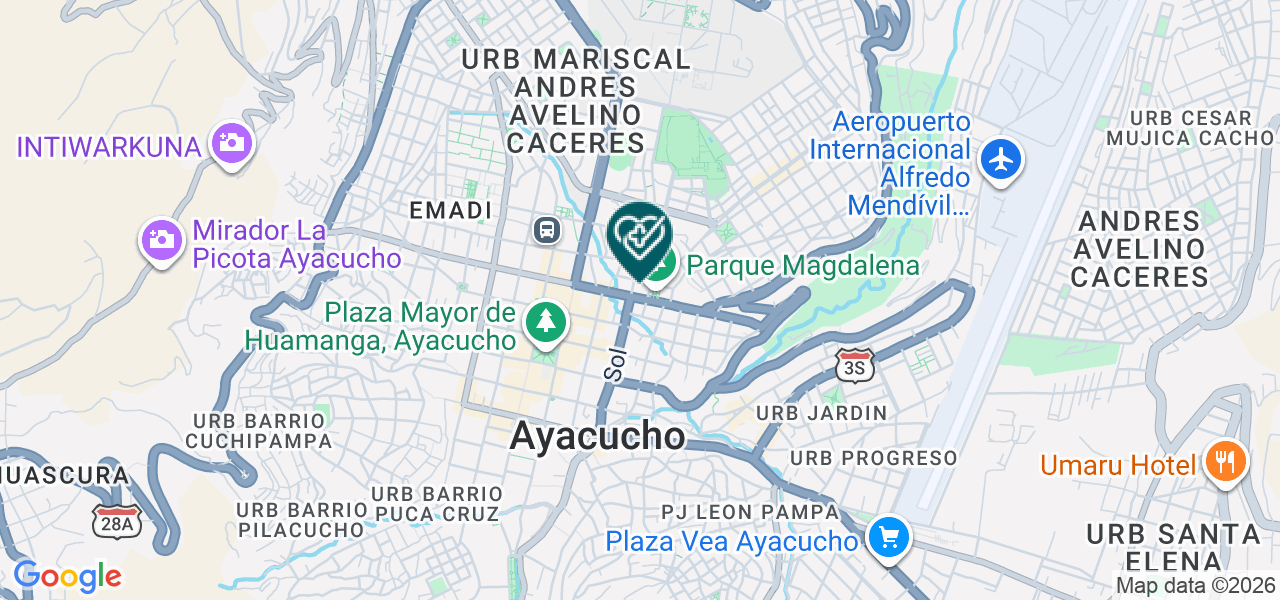 Mapa de Consultorio Medico Dermica Skin