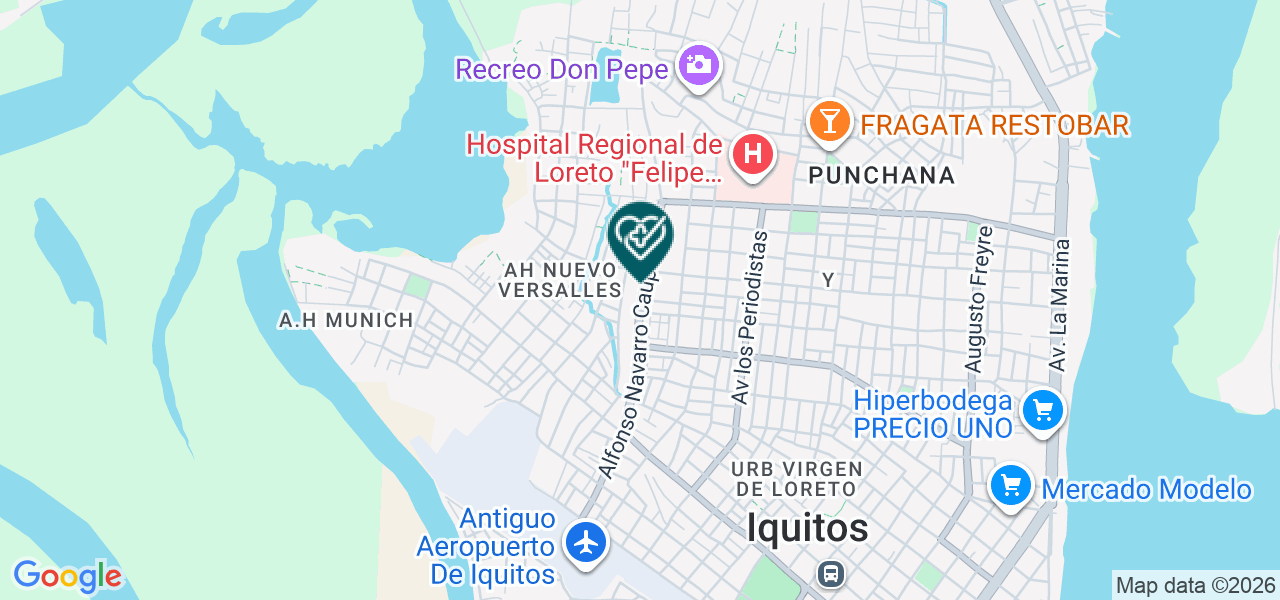 Mapa de Consultorio Obstètrico Marlita Rengifo Arce