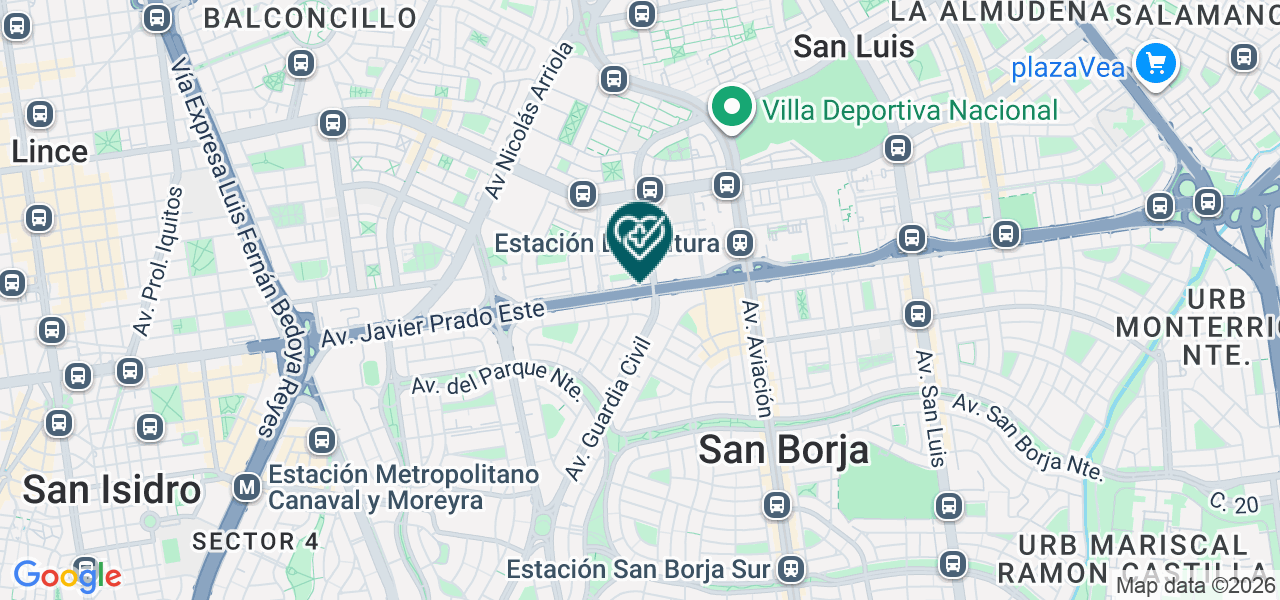 Mapa de Medcare Salud Ocupacional