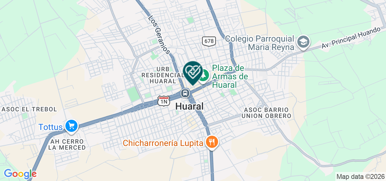 Mapa de Consultorio Vital Salud
