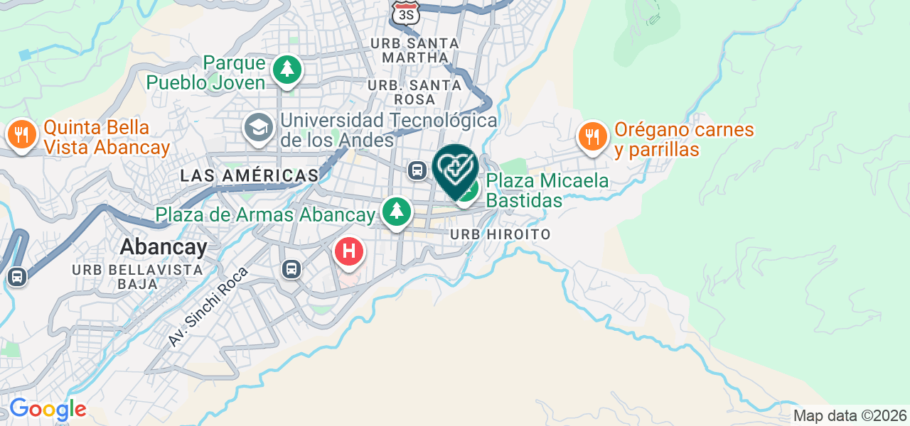 Mapa de Consultorio Odontológico Chipa Orthodontics