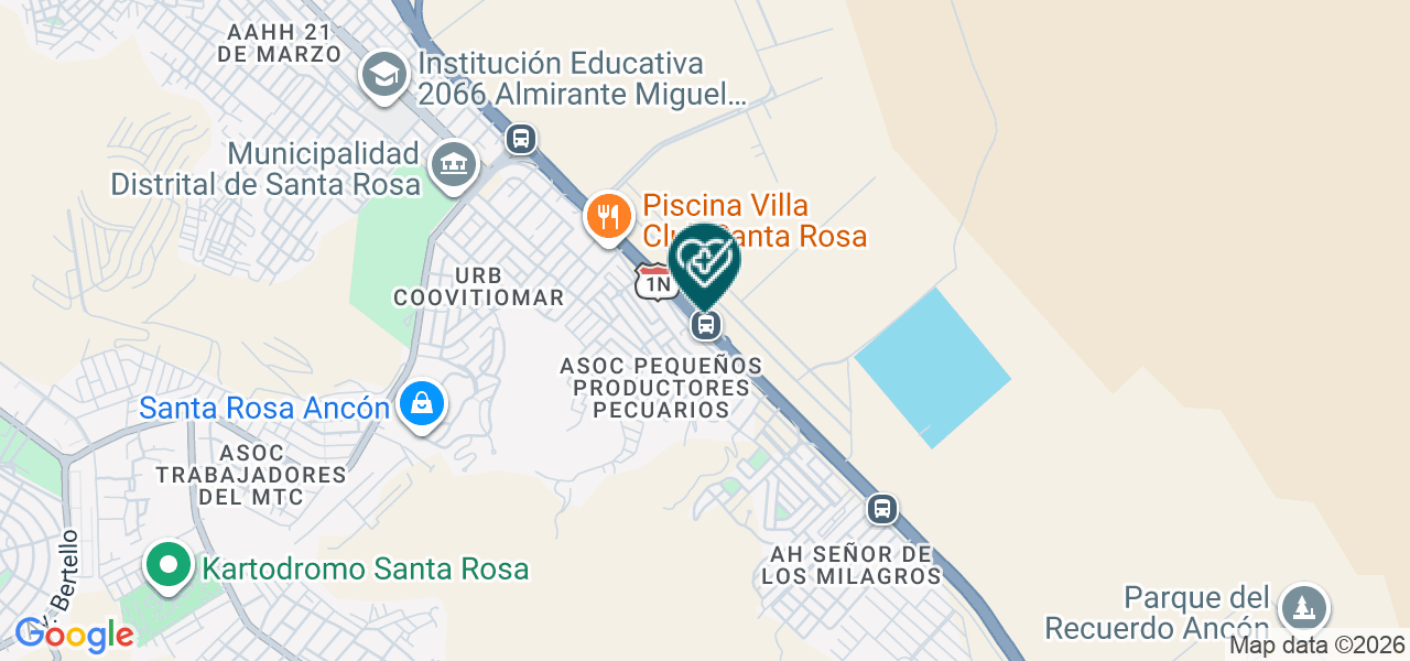 Mapa de Consultorio Dental Gh