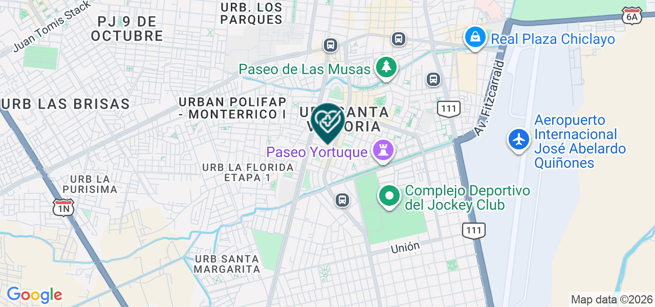 Mapa de Dorcas Salud Integral Femenina