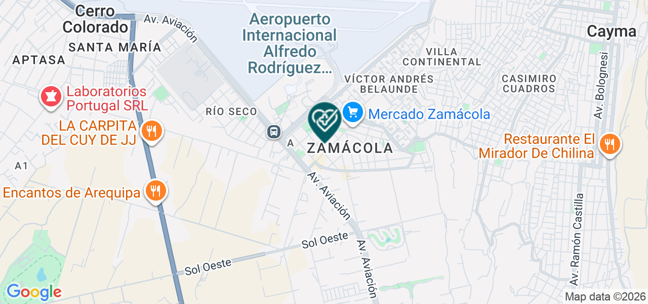Mapa de San Felipe Arequipa
