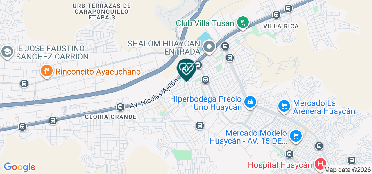 Mapa de Servicios Médicos Villarreal