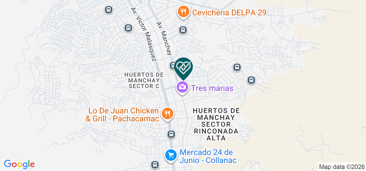 Mapa de Decafi Salud