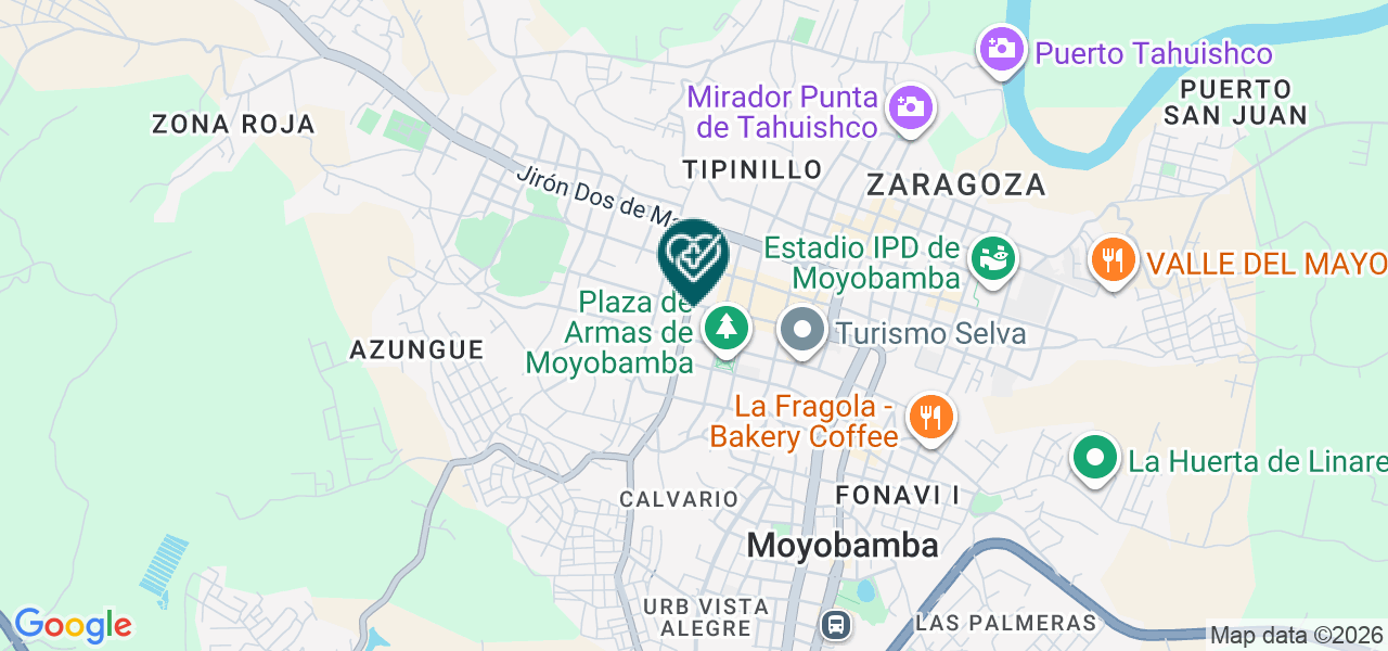 Mapa de Consultorio Odontológico "vida Dent