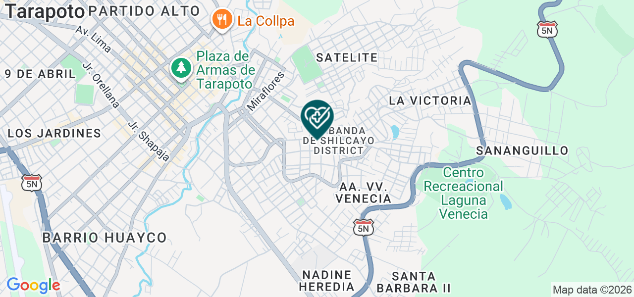 Mapa de Medic Lab San Martin