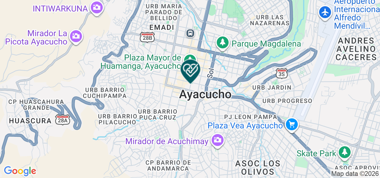 Mapa de Consultorio Dental Angelito