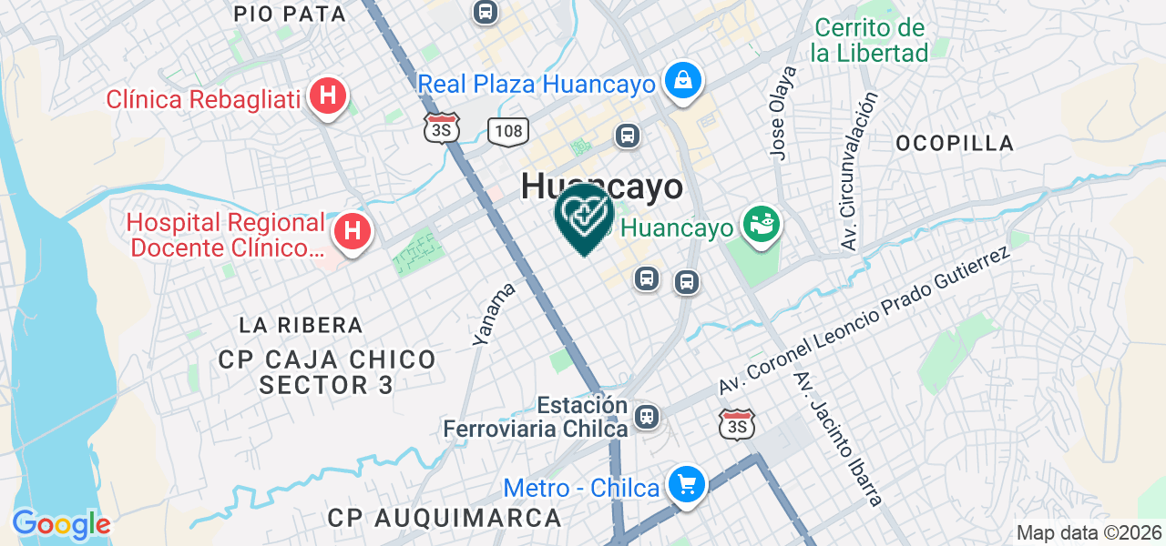 Mapa de Centro de Terapia Fisica y Neurologica Fisiorem