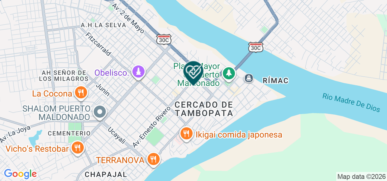 Mapa de Consultorio Dental Clinident