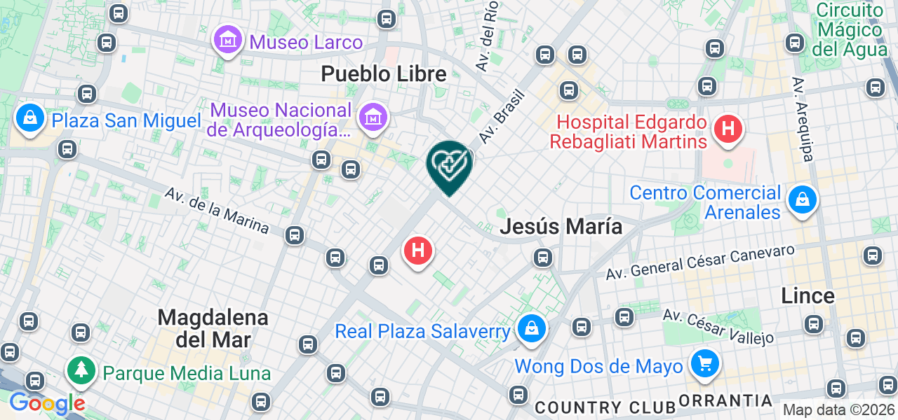 Mapa de Vitalpro