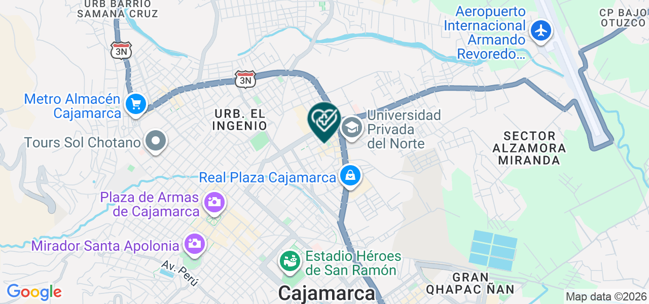 Mapa de Beysa Salud y Belleza