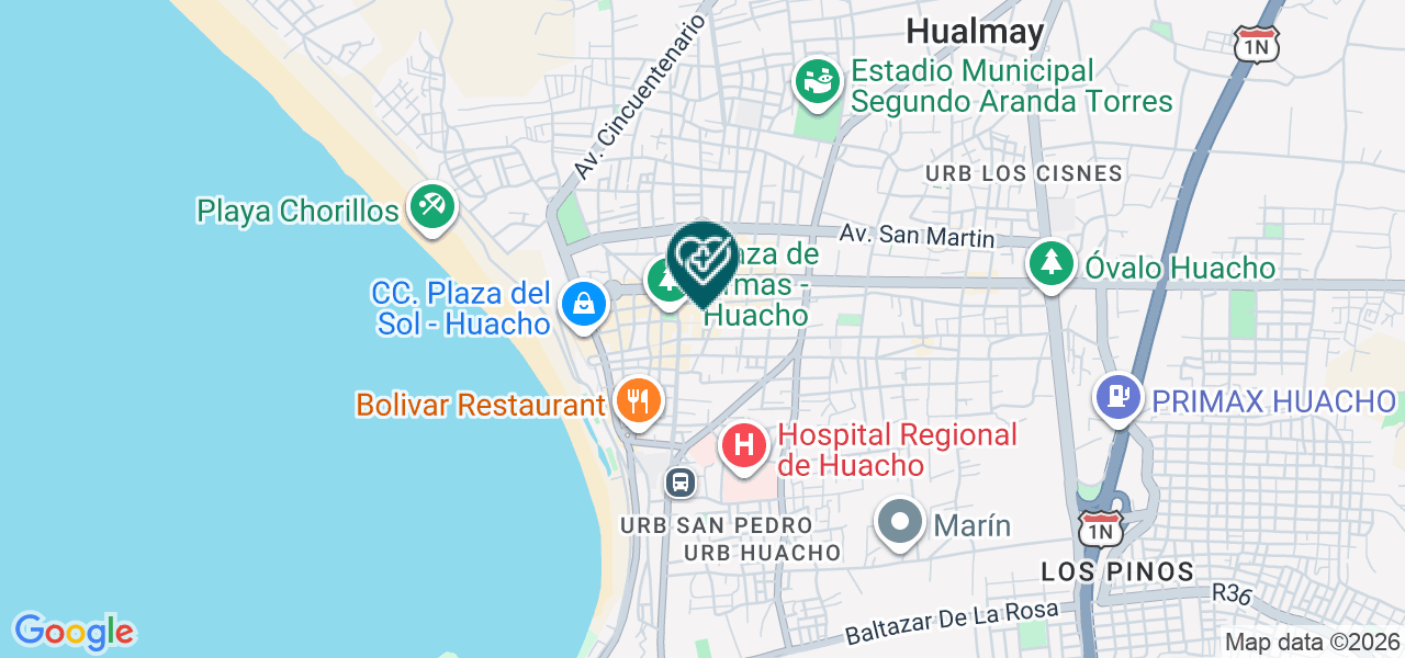 Mapa de Central Tadeo