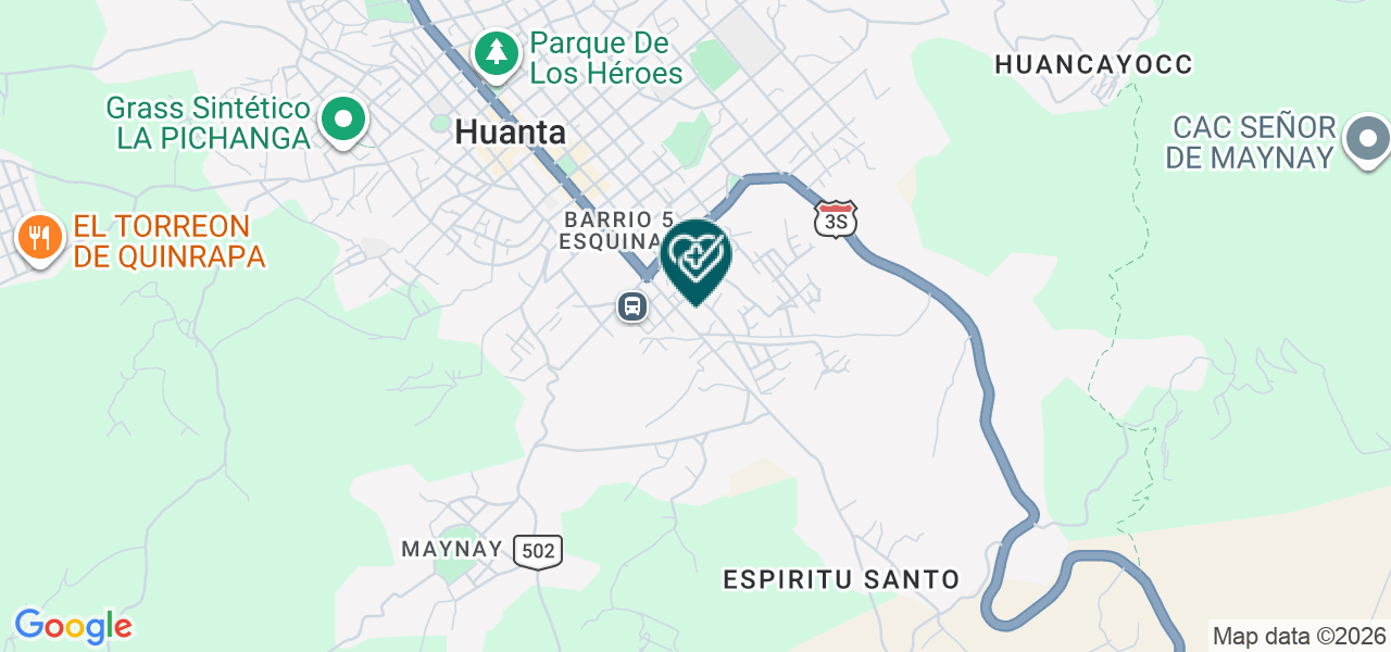 Mapa de Centro Medico Vraem
