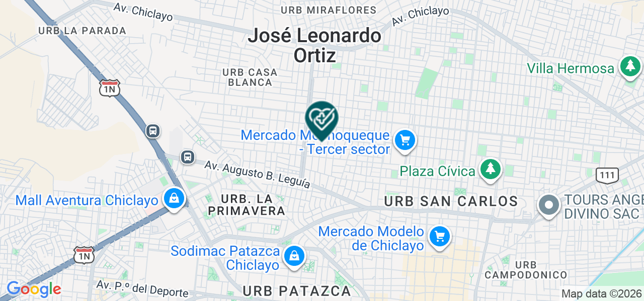 Mapa de Centro Medico Prosadis