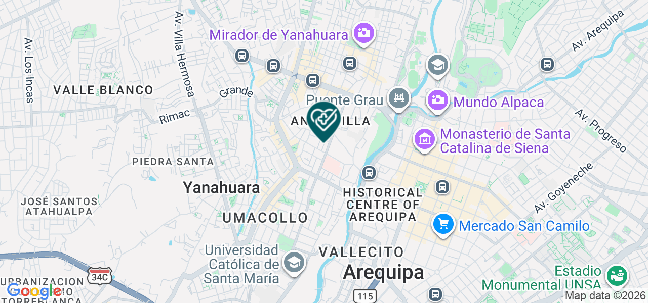 Mapa de Consultorio Médico