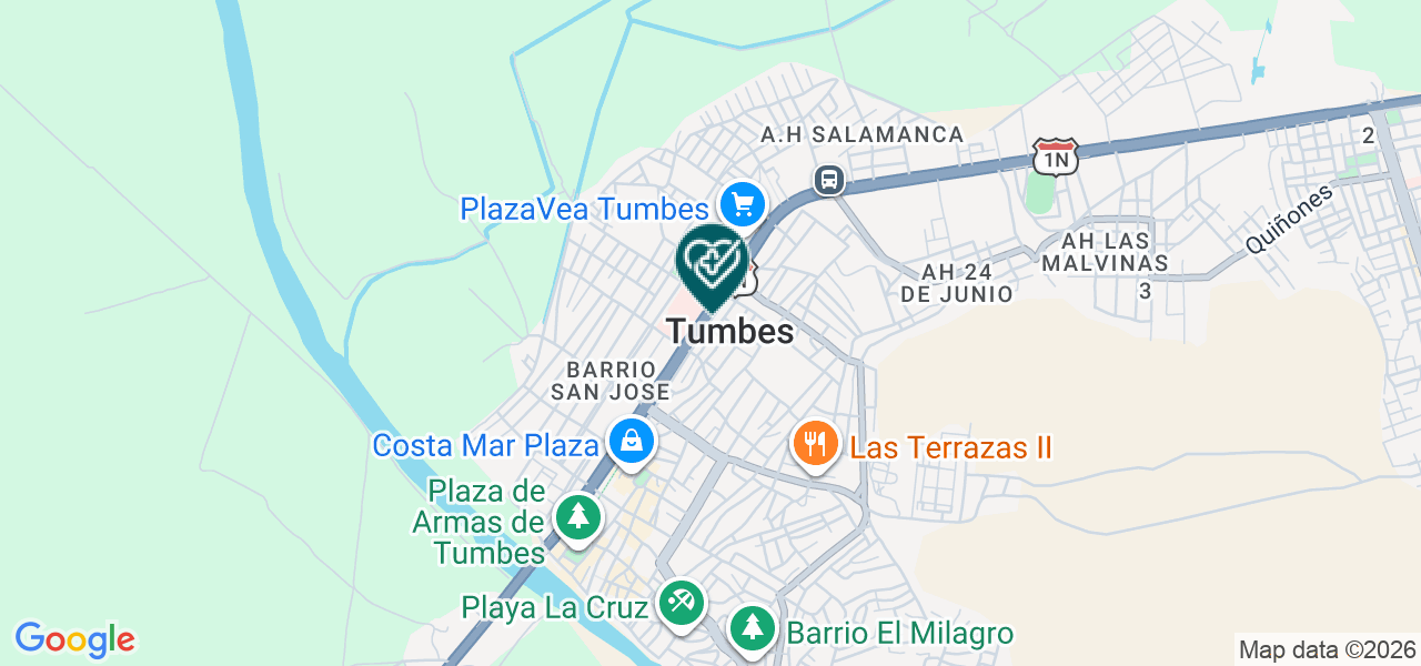 Mapa de Laboratorio Clínico ''san Martín de Porres