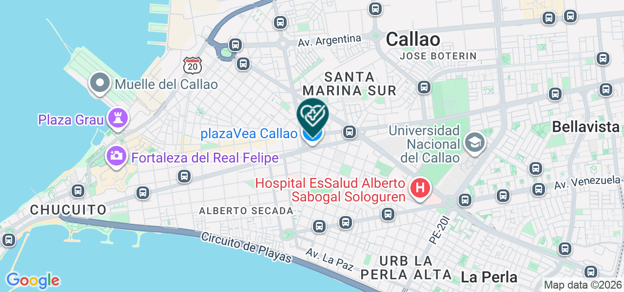 Mapa de Servicios Especializados en Medicina Integral SAC
