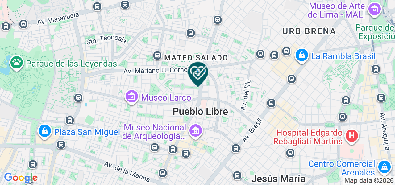 Mapa de Instituto de Imagenes Medicas