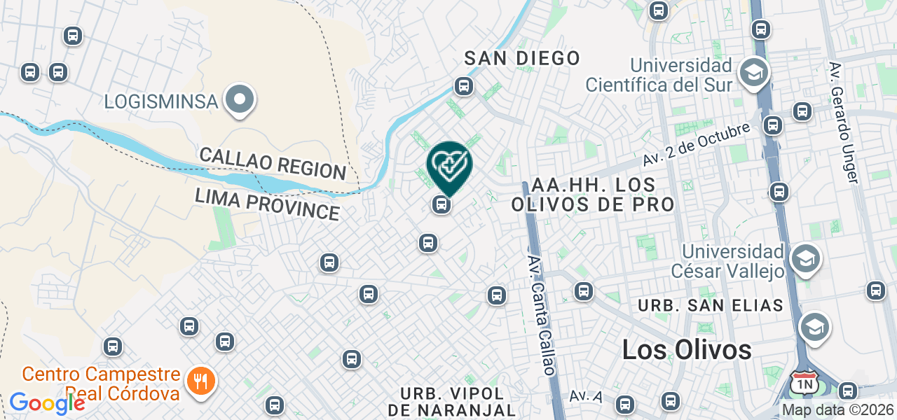 Mapa de Consultorio Sofia