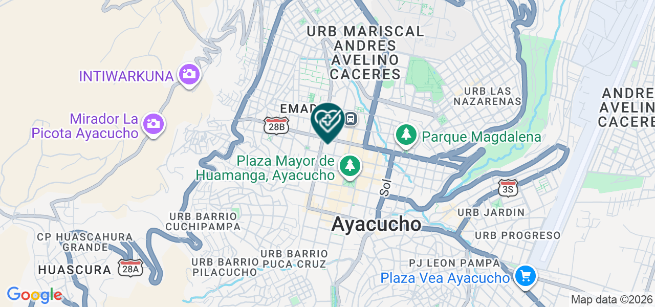 Mapa de Policlinico Santa Maria Magdalena