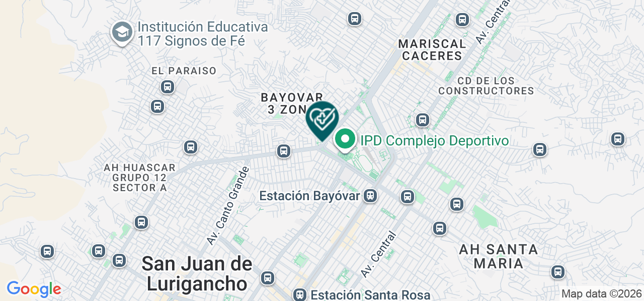 Mapa de Policlinico Leo