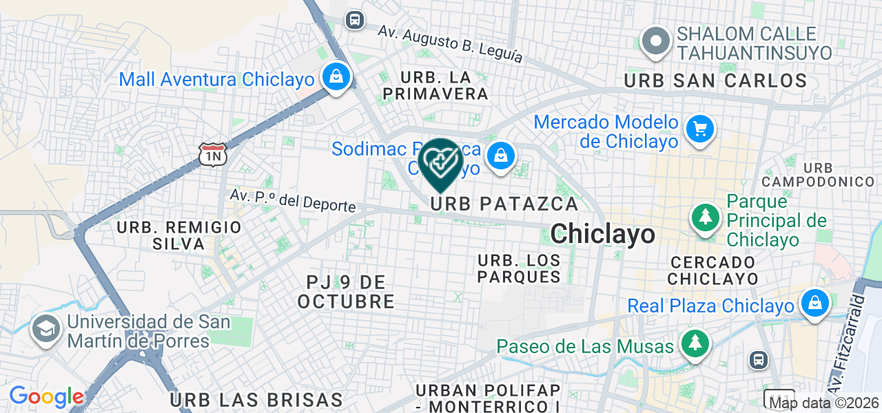 Mapa de Centro Medico