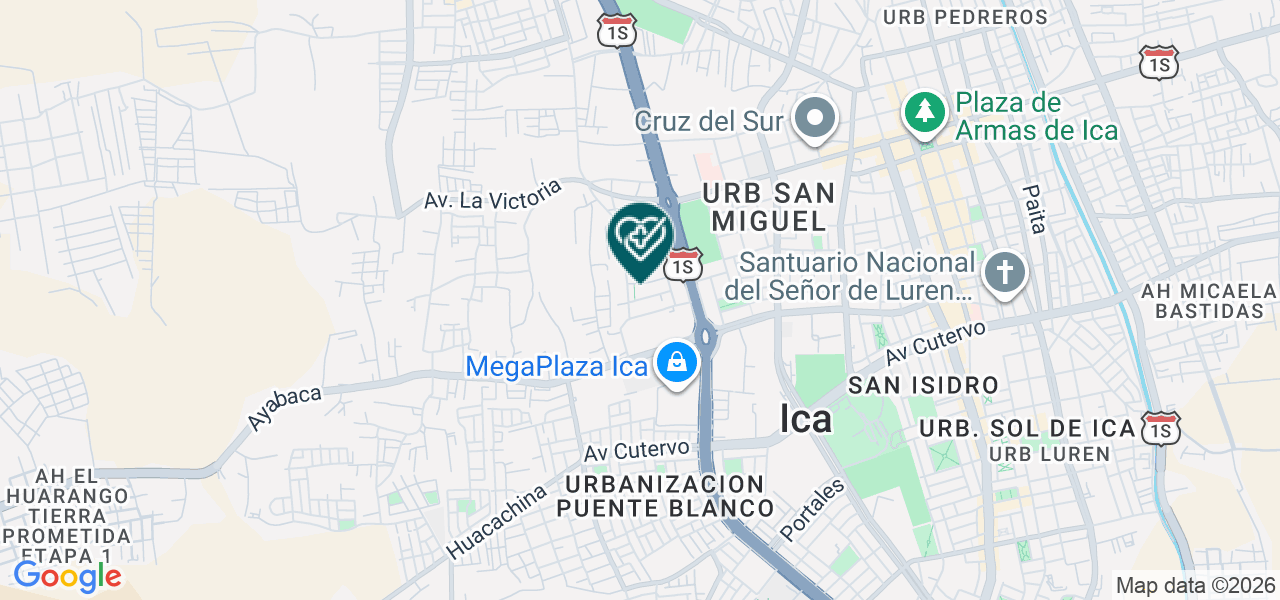 Mapa de San Vicente