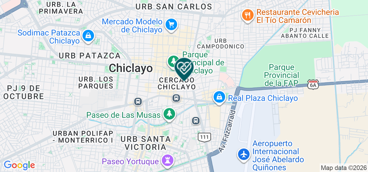 Mapa de Benefica Dental