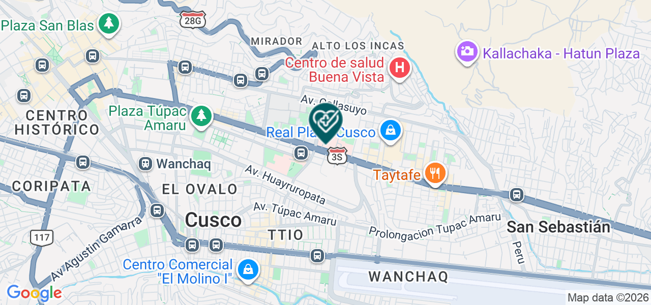 Mapa de Sonrisas Cusco