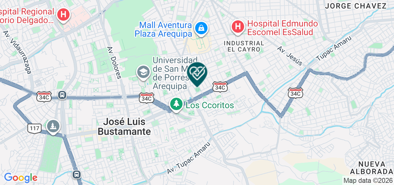 Mapa de Consultorio Odontologico King Dent