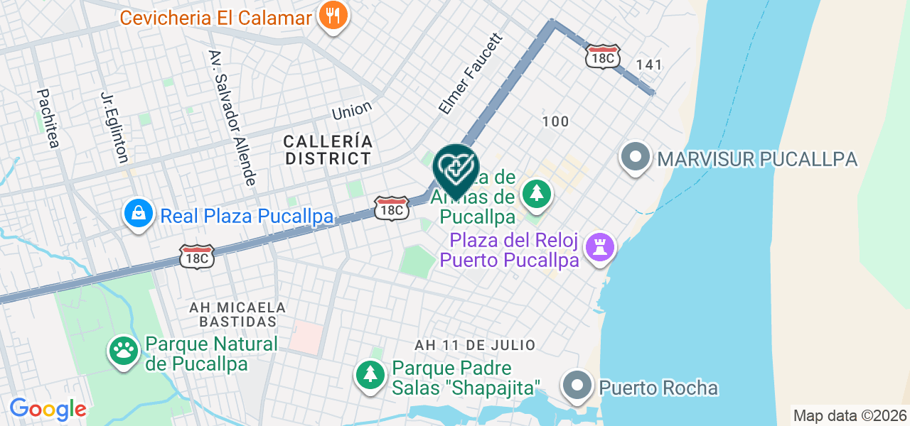 Mapa de Centro Medico Fabiana de los Ángeles E.I.R.L