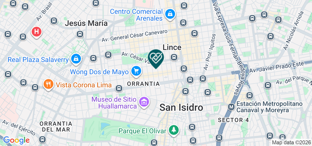 Mapa de Tg Laser Oftalmica S.A.