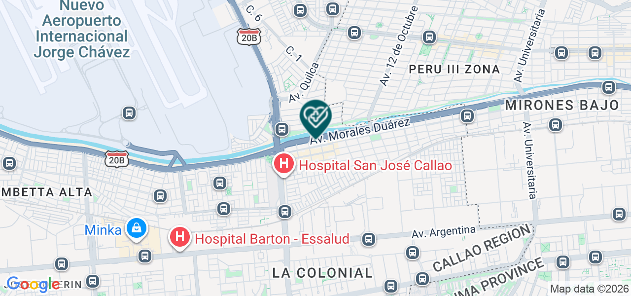 Mapa de Consultorio Medico