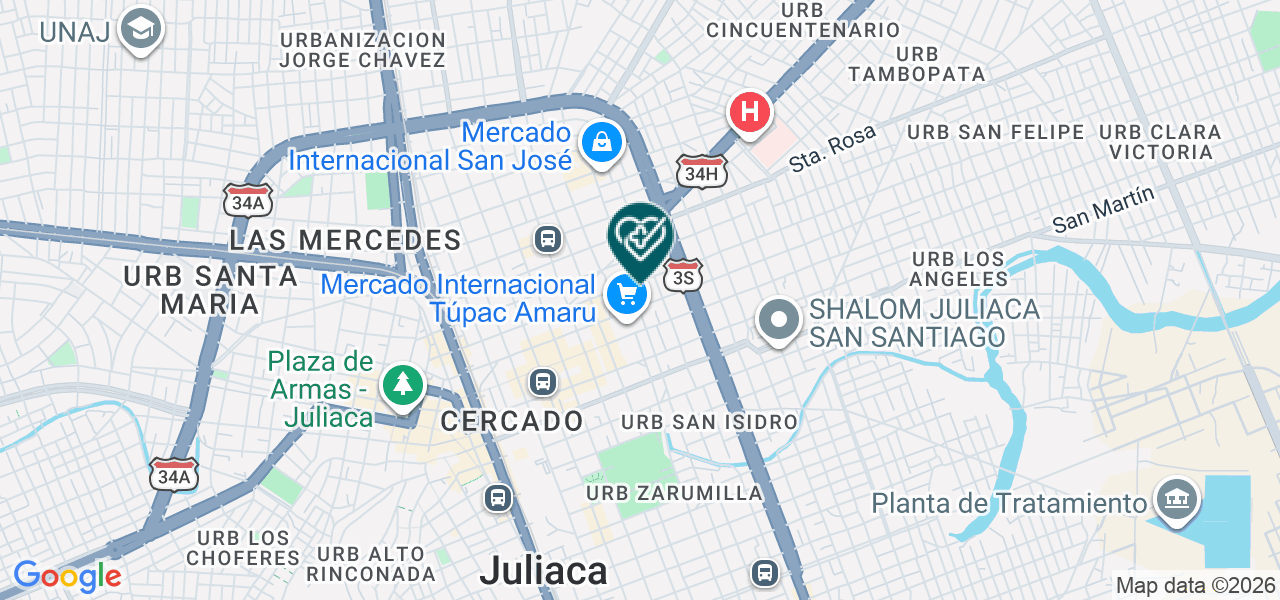 Mapa de Centro Odontologico " San Roman