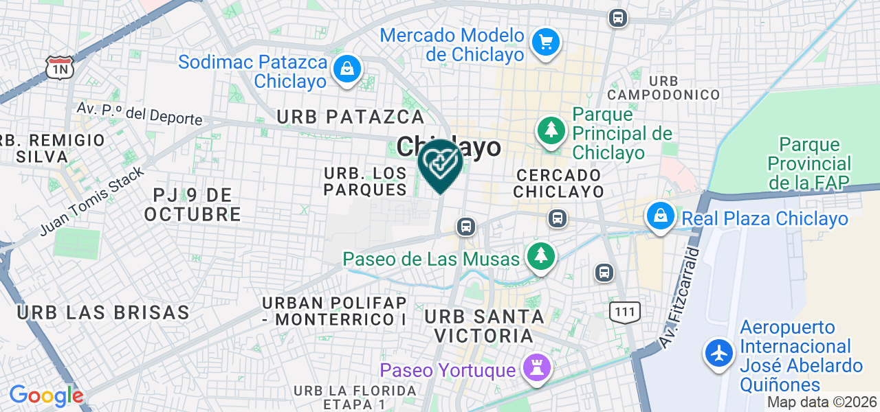 Mapa de Clinica del Pacifico S.A