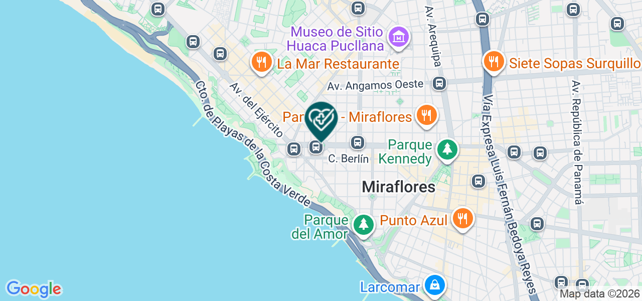 Mapa de Instituto Americano de Medicina Fisica S.R.L.