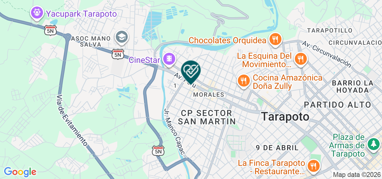 Mapa de Clinica San Martin