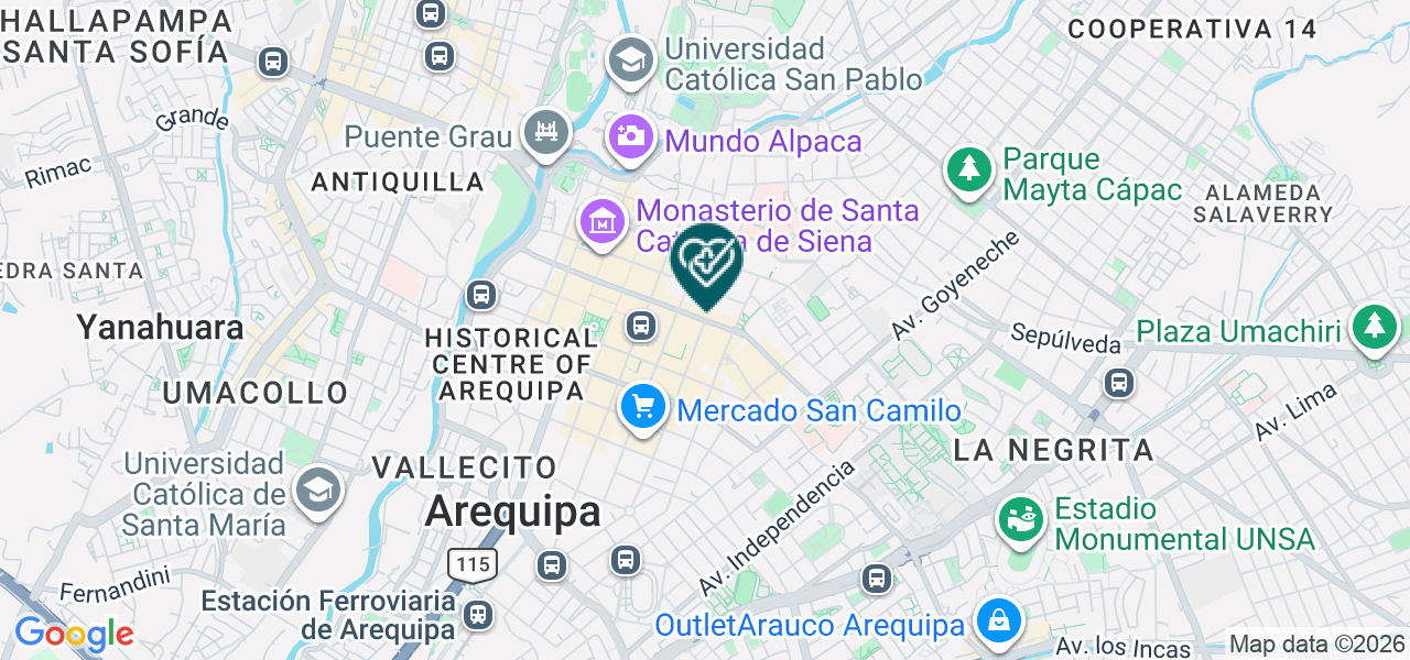 Mapa de Centro Óptico