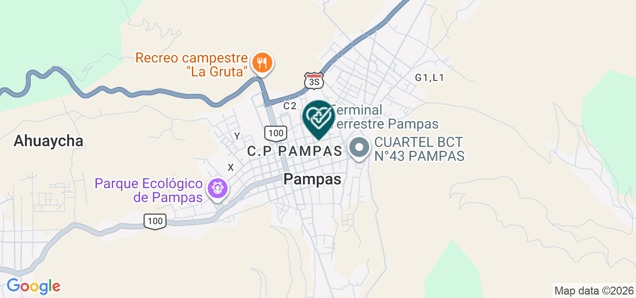 Mapa de Centro Odontologico Chamorro