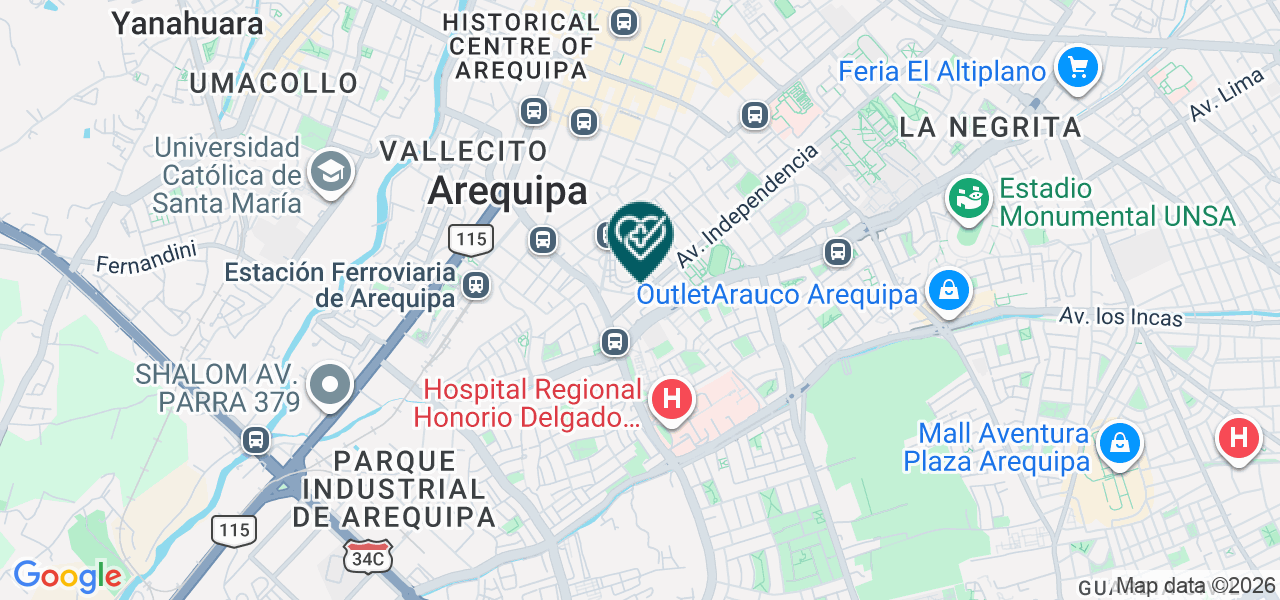 Mapa de Clidéntika Centro Odontologico