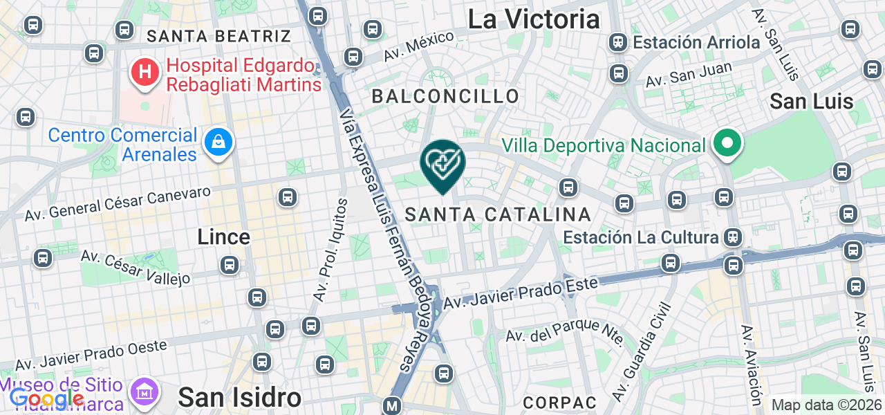 Mapa de Heatlh And Safety Occupational S.A.C.