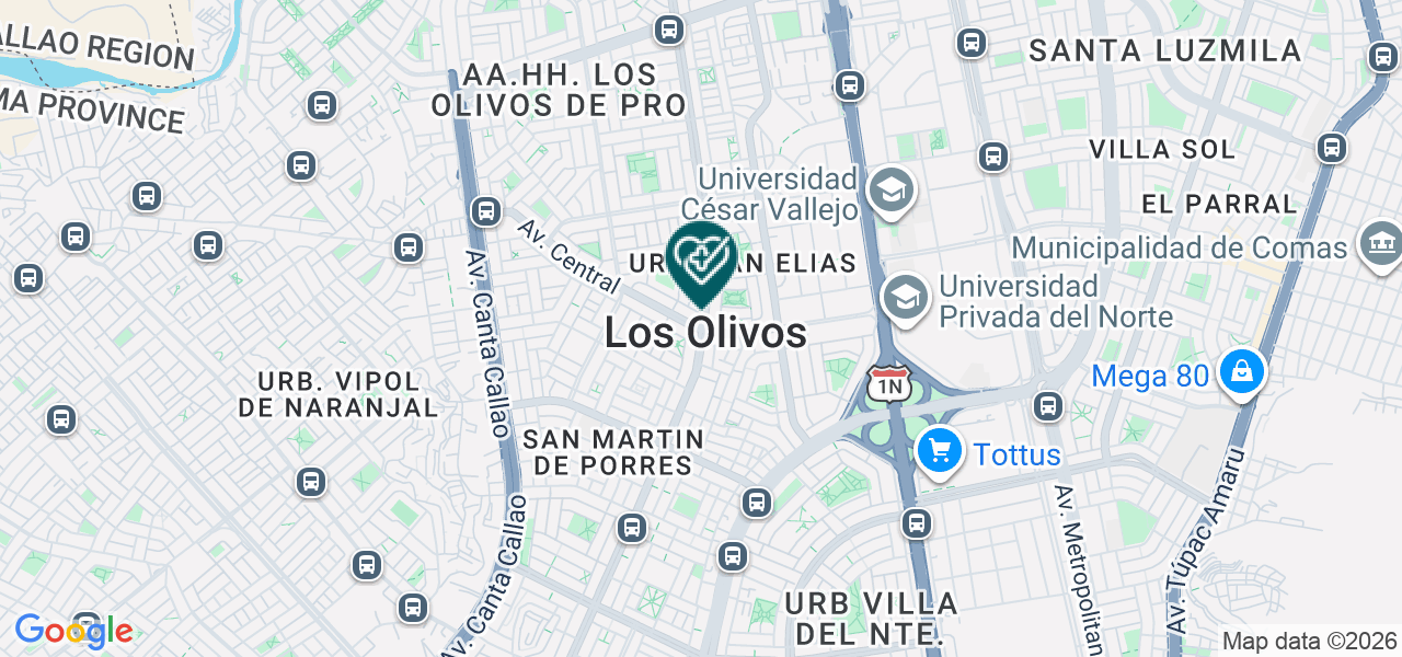 Mapa de Global Medical Centro Medico & Salud Ocupacional