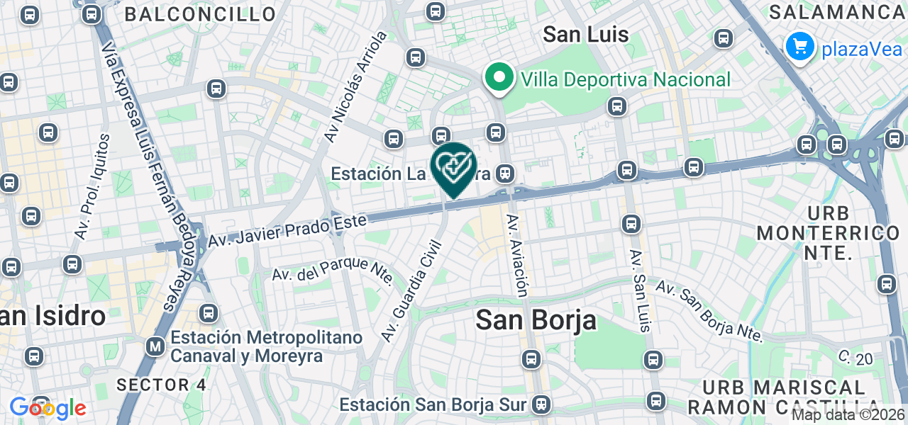 Mapa de Clinica Dental Prodent