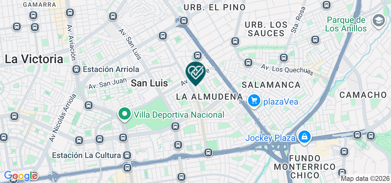 Mapa de Consultorio Odontológico Dentaimagen