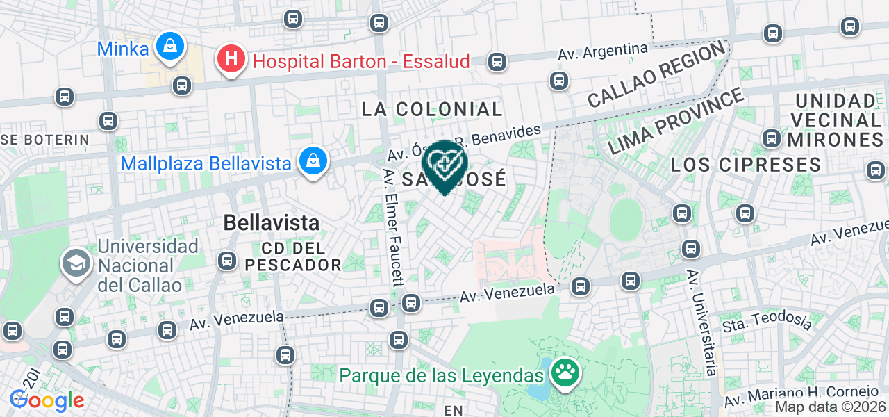 Mapa de Leonardo Galvez Ramirez